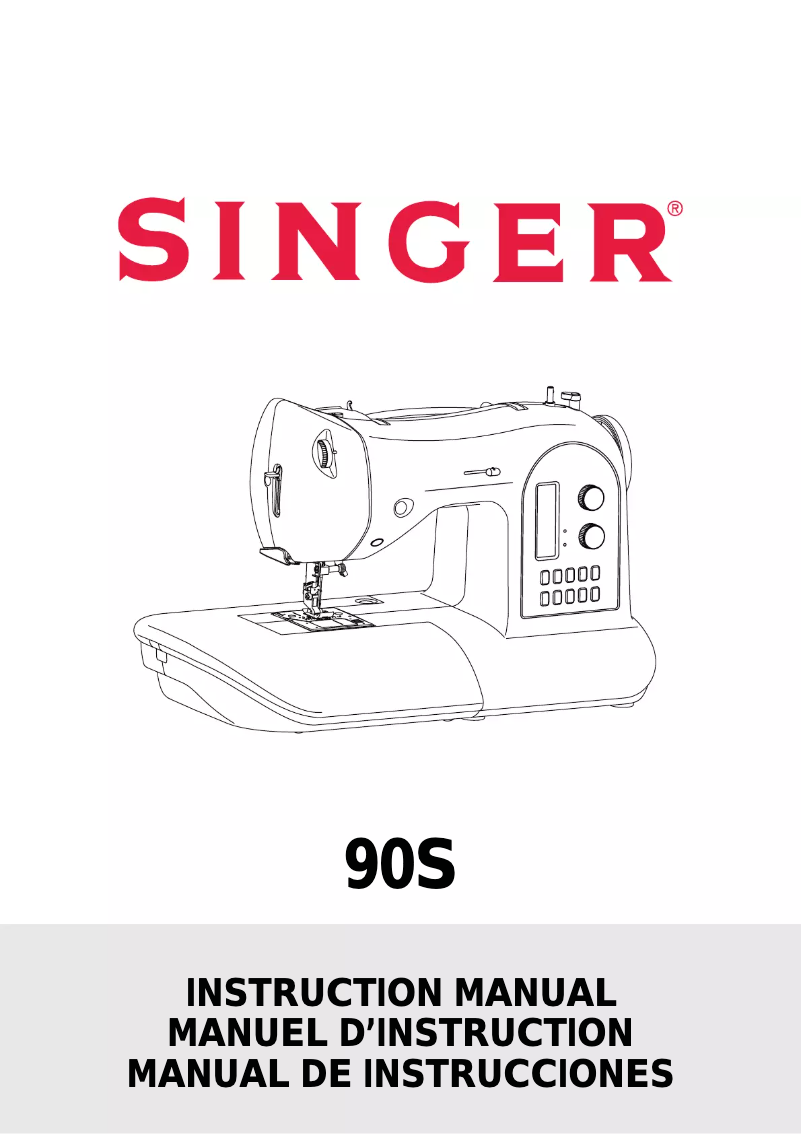 Página 1 del manual Manual de usuario Singer 90S