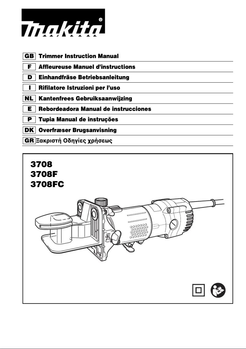 Imagen de la primera página del manual del dispositivo 3708FC