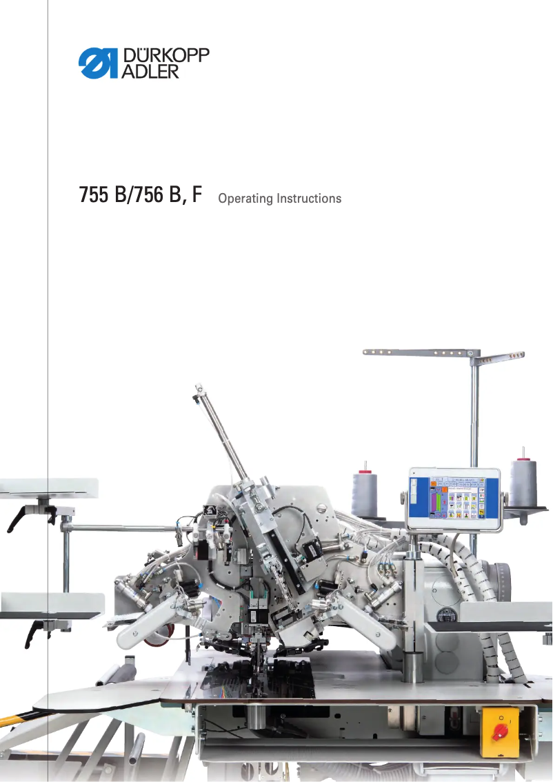 Página 1 del manual Manual de usuario Dürkopp Adler 756 F
