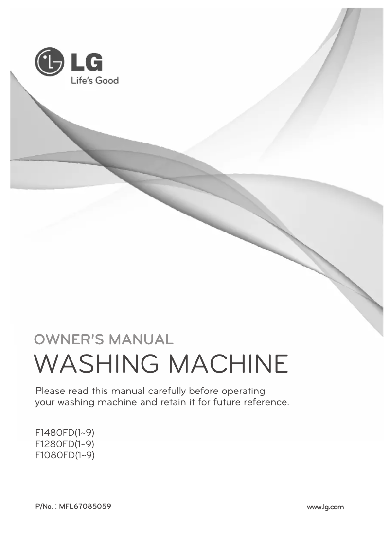 Página 1 del manual Manual de usuario LG F1480FD5