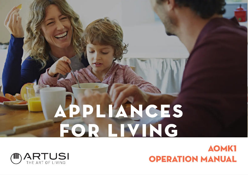 Página 1 del manual Manual de usuario Artusi AOMK1