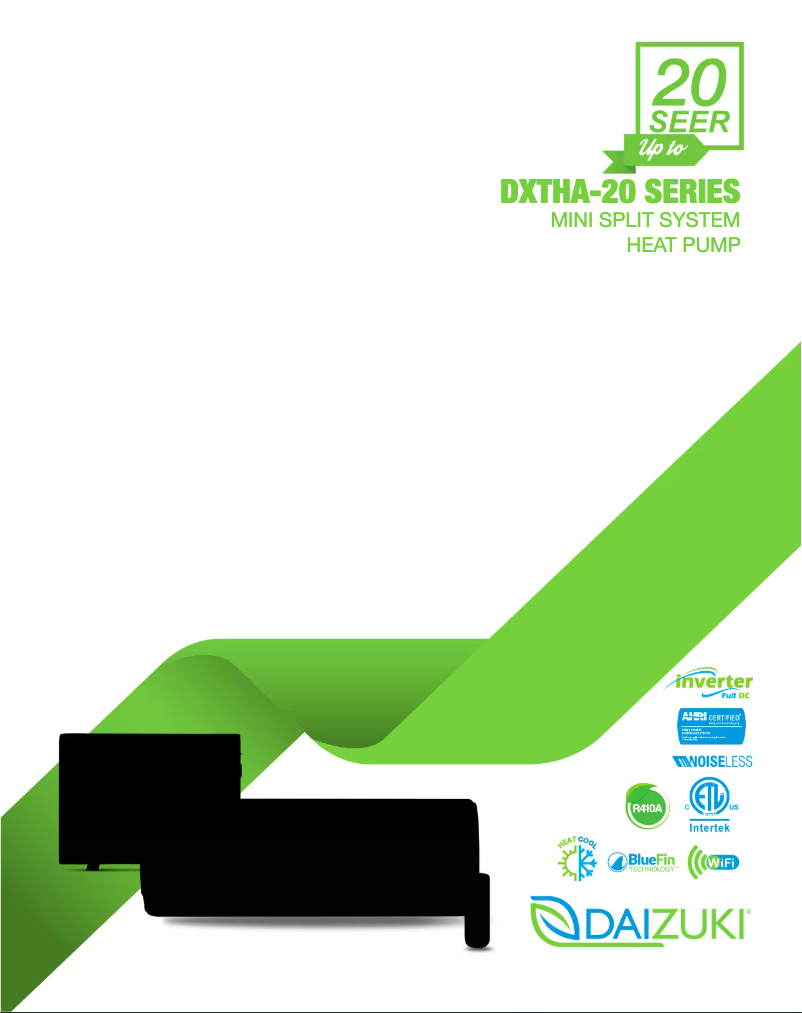 Imagen de la primera página del manual del dispositivo DXTH09X416A-20