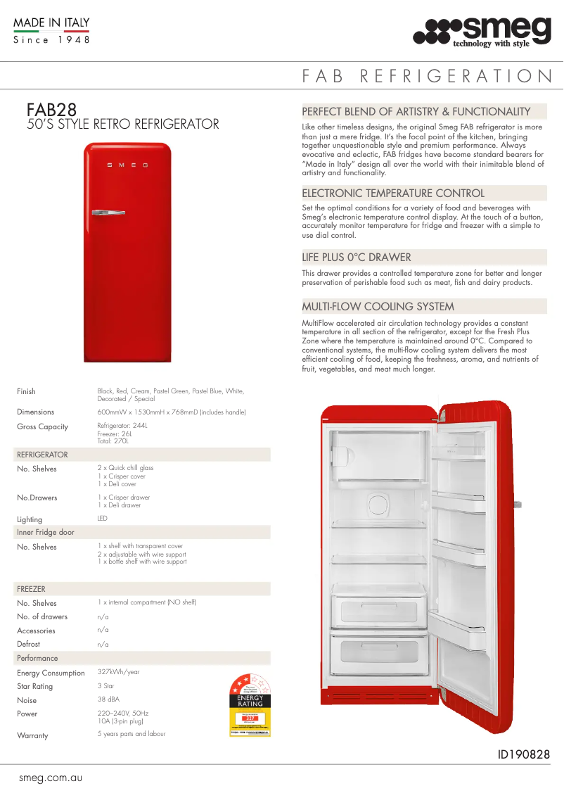 Imagen de la primera página del manual del dispositivo FAB28LCR3
