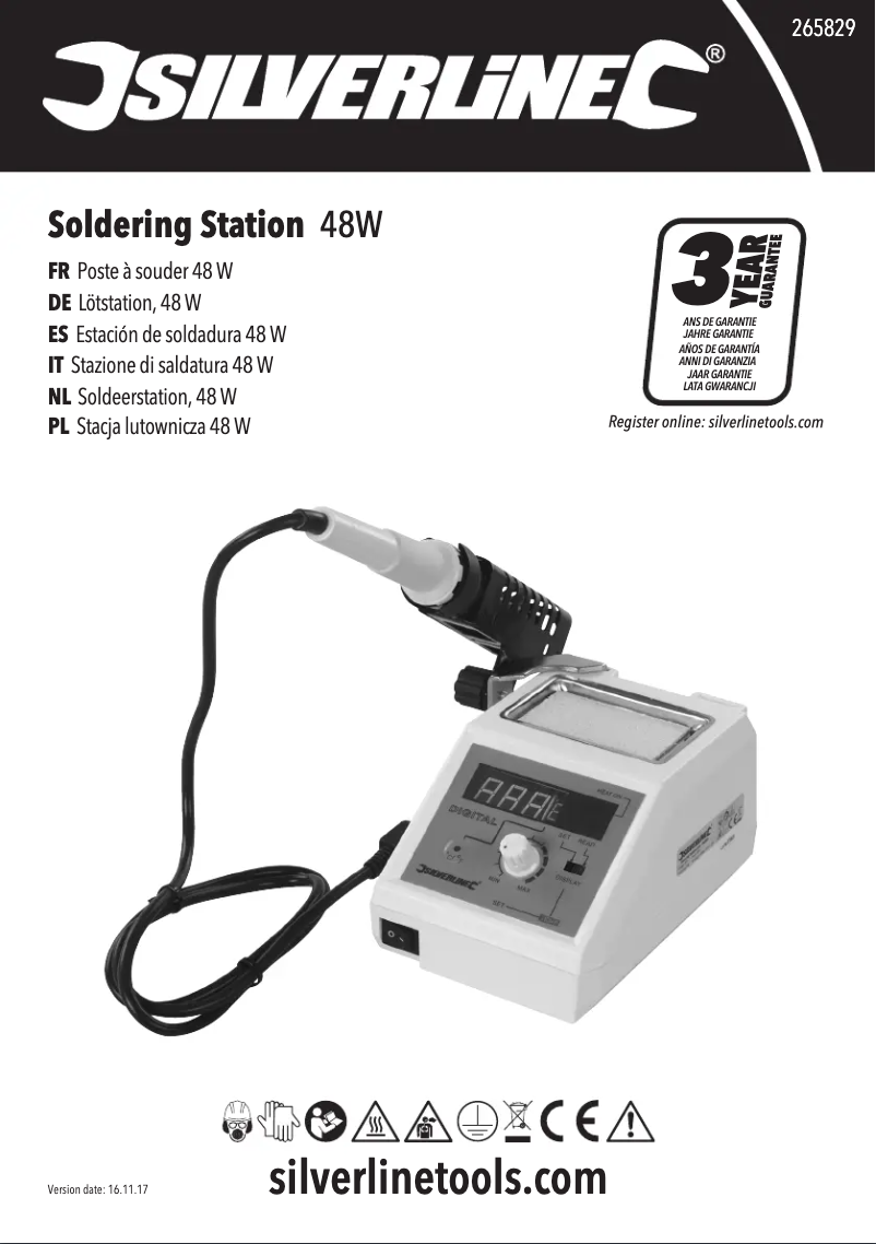 Imagen de la primera página del manual del dispositivo 265829