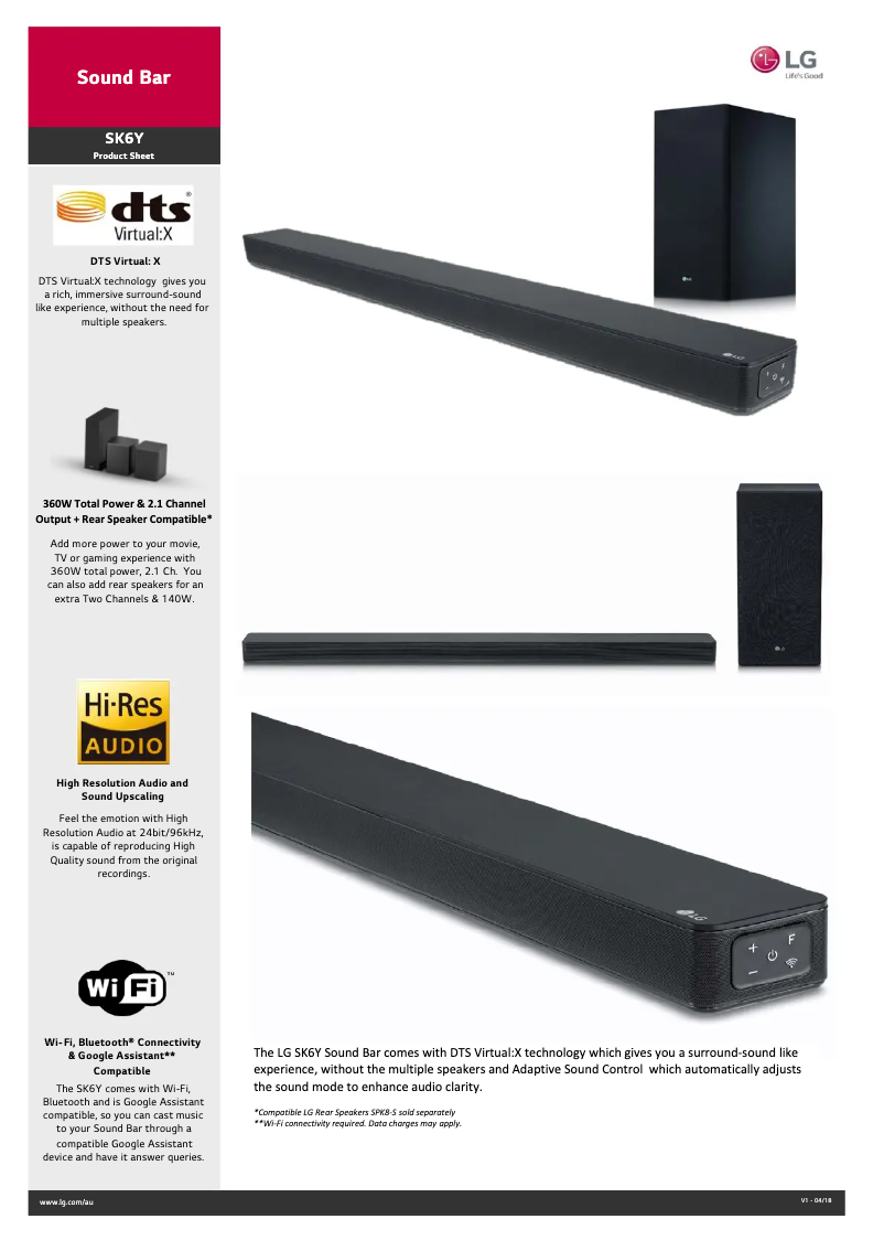 Imagen de la primera página del manual del dispositivo SK6Y