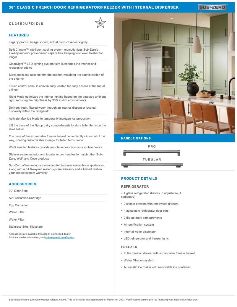 Imagen de la primera página del manual del dispositivo CL3650UFDIS