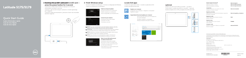 Página 1 del manual Manual de usuario Dell Latitude 5179