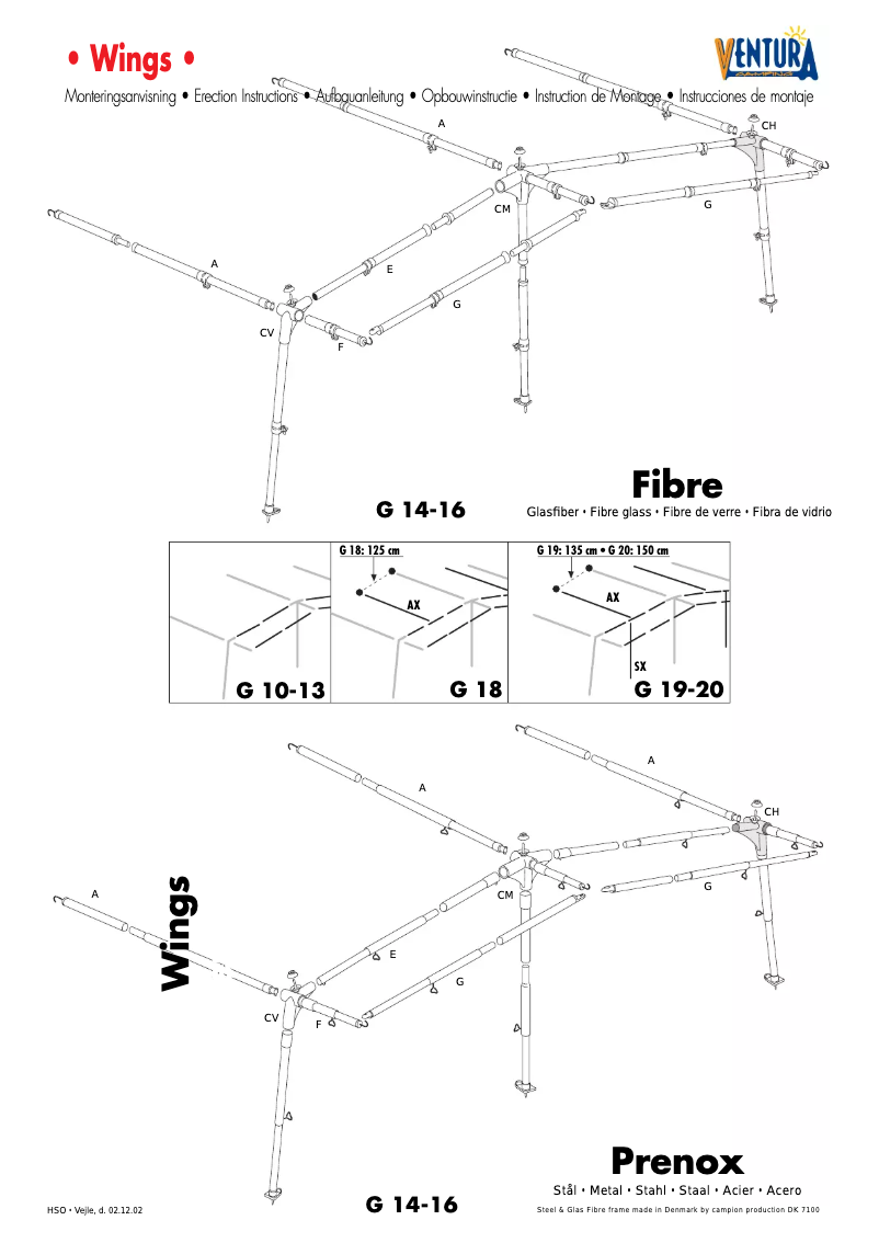 Imagen de la primera página del manual del dispositivo Wings