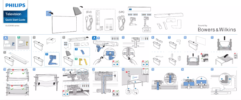 Página 1 del manual Guía de inicio rápido Philips 48OLED936