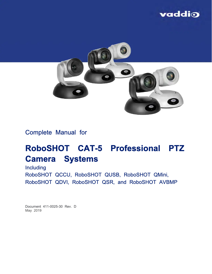 Página 1 del manual Manual de usuario Vaddio RoboSHOT 12E