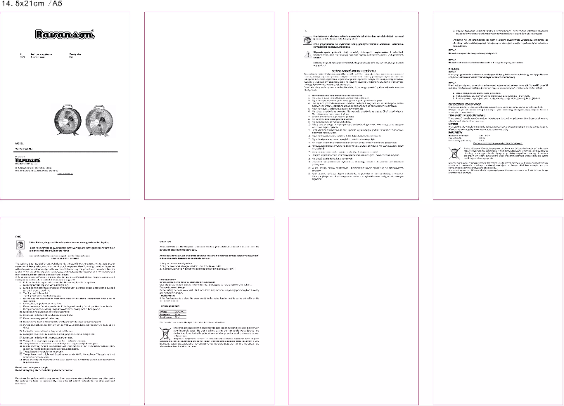 Página 1 del manual Manual de usuario Ravanson WT-9CH