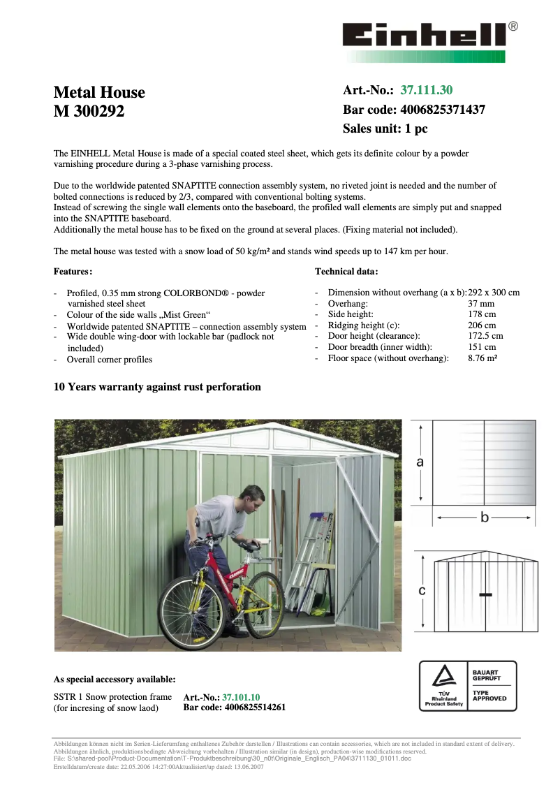 Página 1 del manual Manual de usuario Absco M 300292