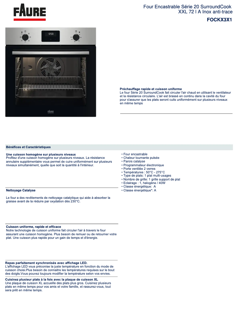 Imagen de la primera página del manual del dispositivo FOCKX3X1