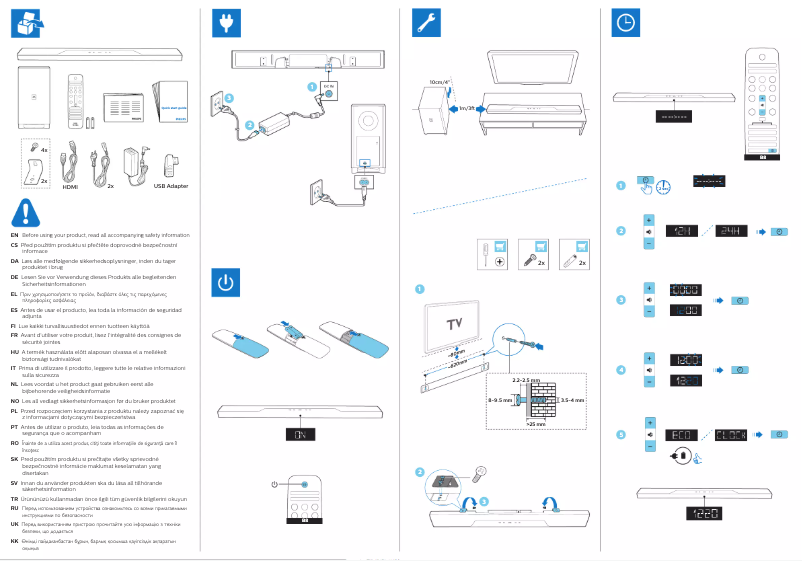 Imagen de la primera página del manual del dispositivo B8