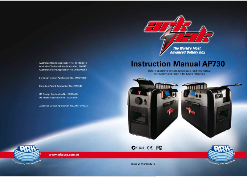 Página 1 del manual Manual de usuario Ark ArkPak AP715