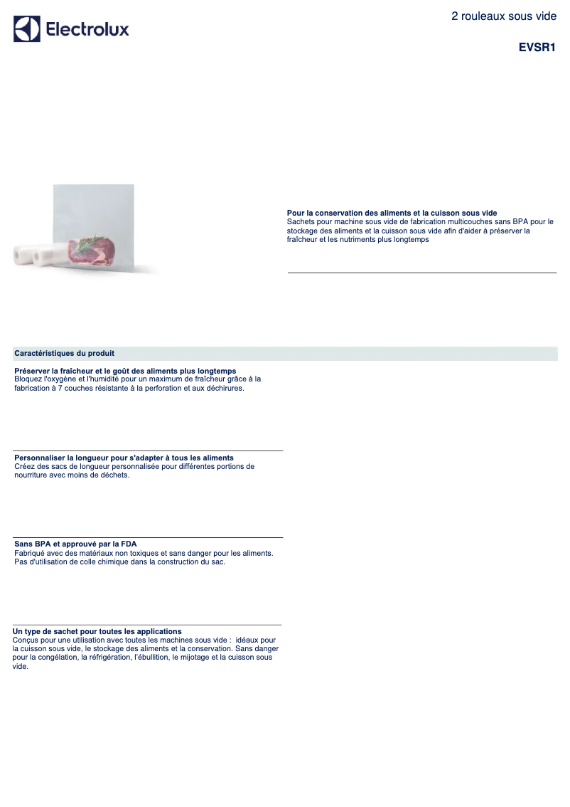 Imagen de la primera página del manual del dispositivo EVSR1