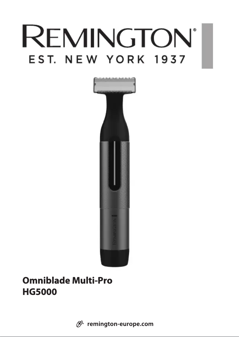 Página 1 del manual Manual de usuario Remington Omniblade Multi Pro HG5000