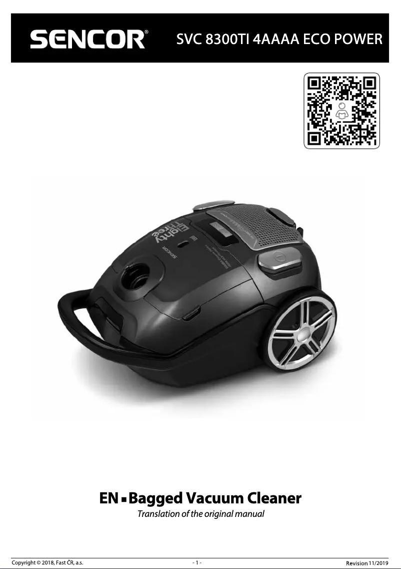 Imagen de la primera página del manual del dispositivo SVC 8300TI 4AAAA Eco Power