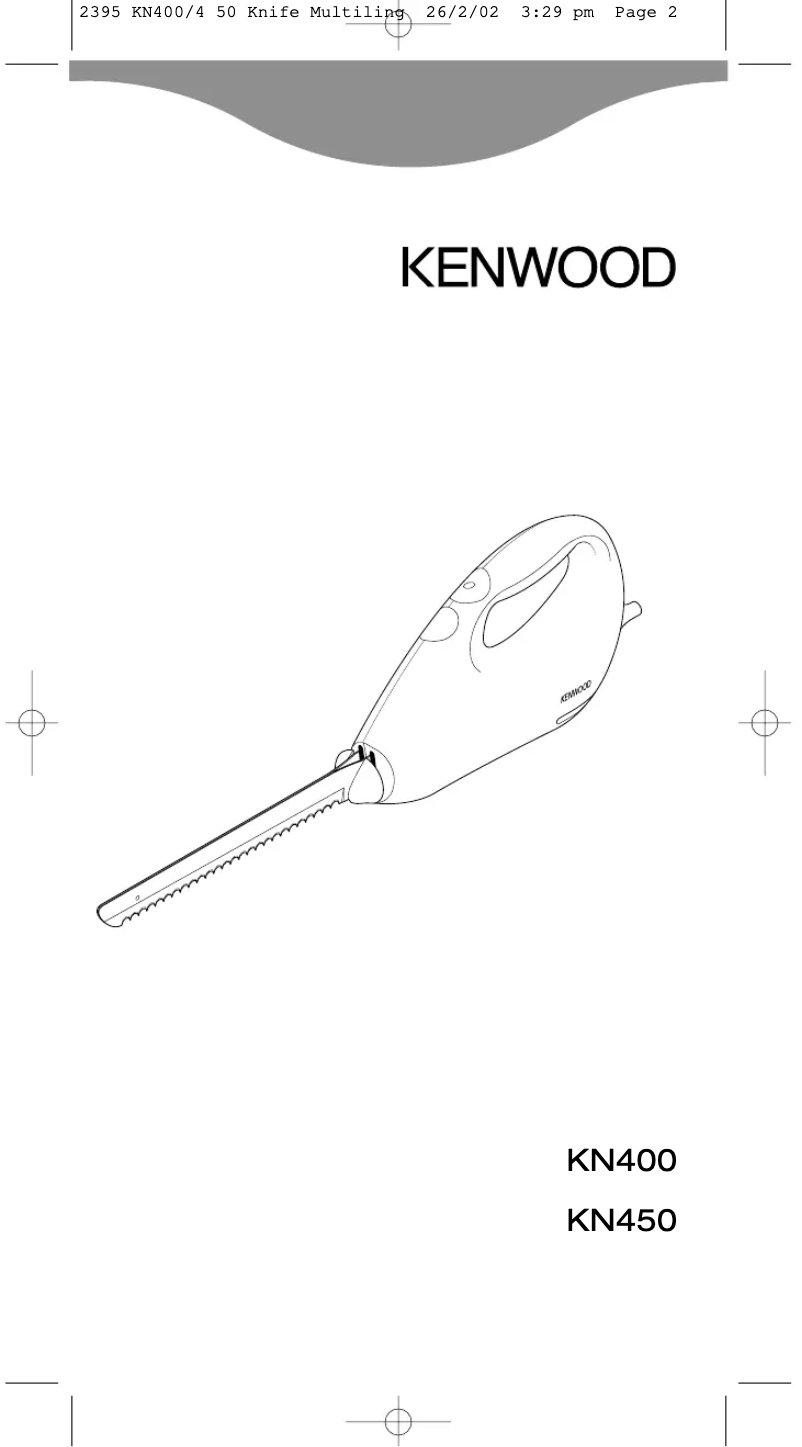 Página 1 del manual Manual de usuario Kenwood KN400