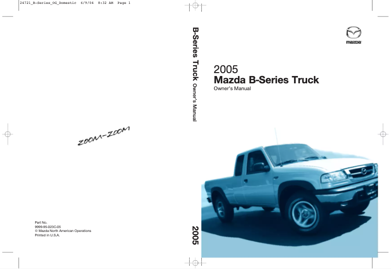 Imagen de la primera página del manual del dispositivo B2300 Truck (2005)