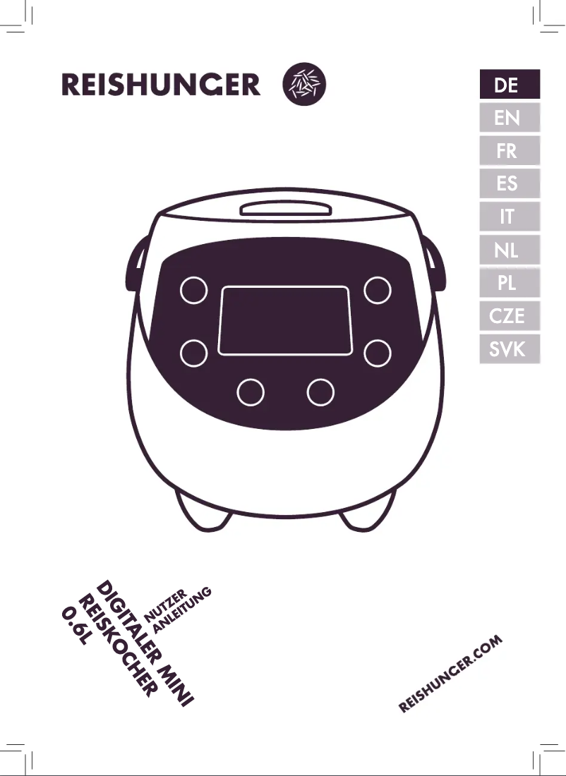 Página 1 del manual Manual de usuario Reishunger Digitaler Mini