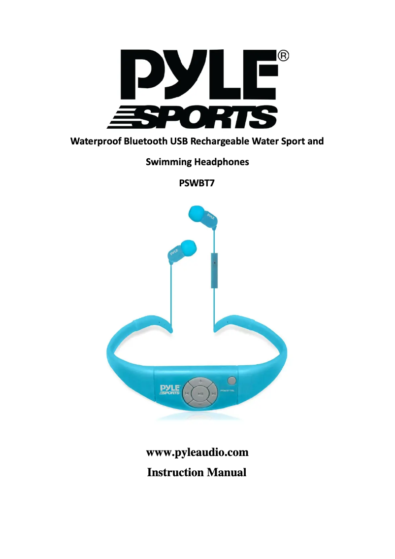 Página 1 del manual Manual de usuario Pyle PSWBT7
