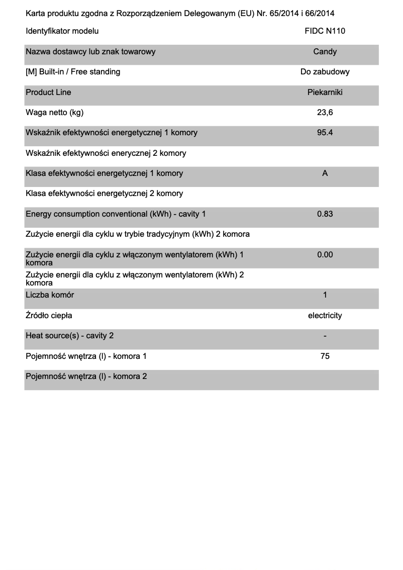 Imagen de la primera página del manual del dispositivo Idea FIDC N110