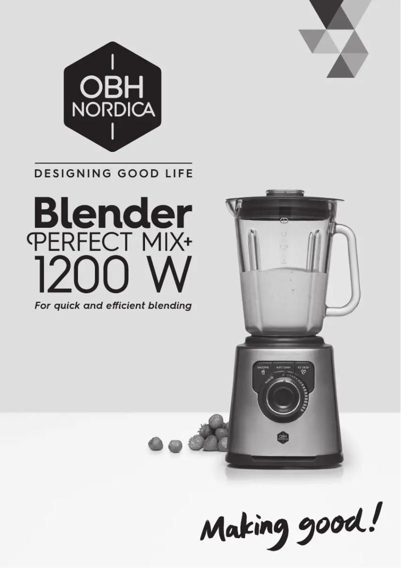 Imagen de la primera página del manual del dispositivo PerfectMix+ LH811DS0