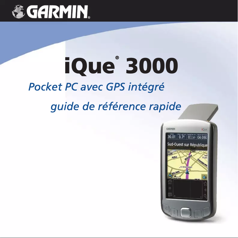 Página nº 1 - Manual de usuario Garmin iQue 3000