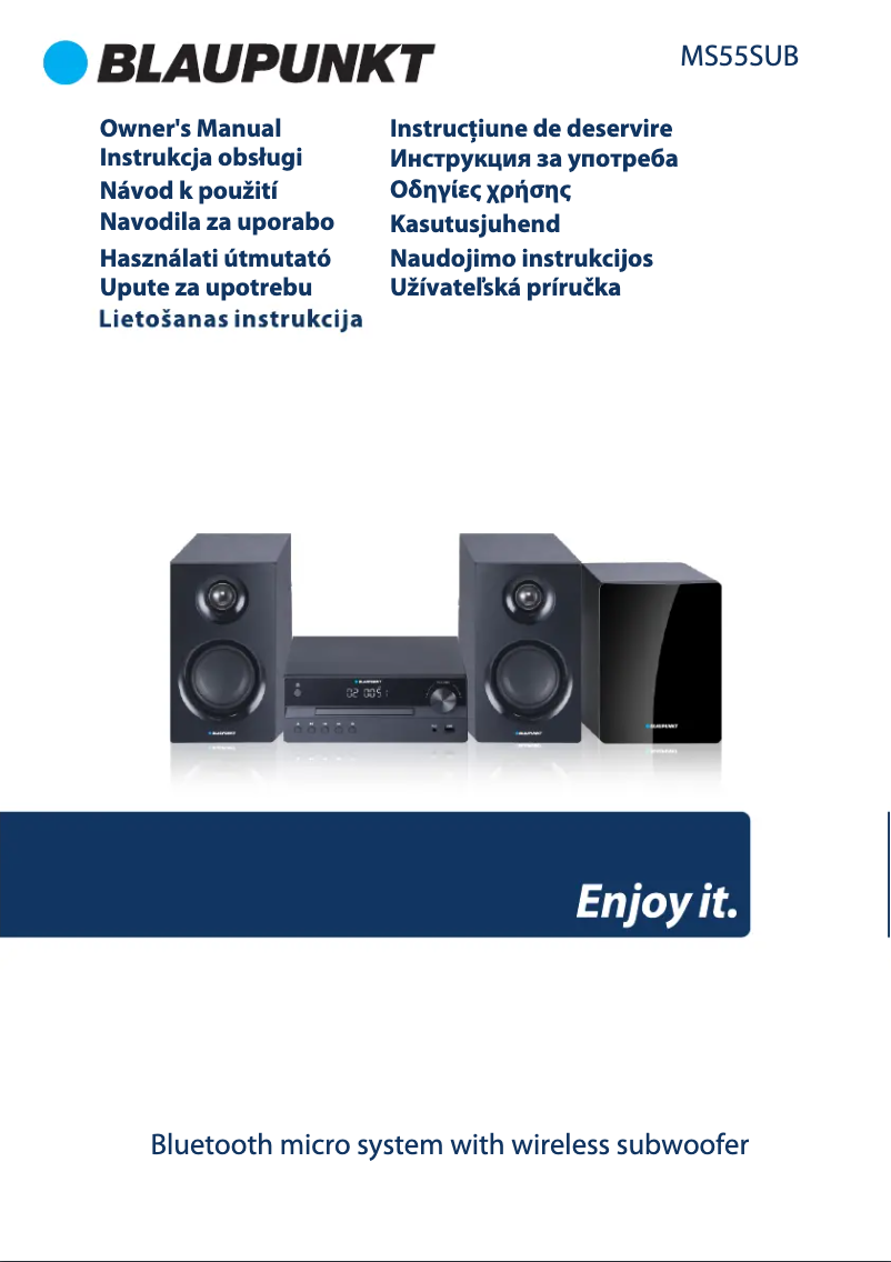 Imagen de la primera página del manual del dispositivo MS55SUB