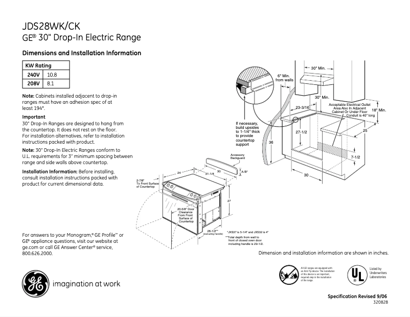 Imagen de la primera página del manual del dispositivo JDS28CKCC