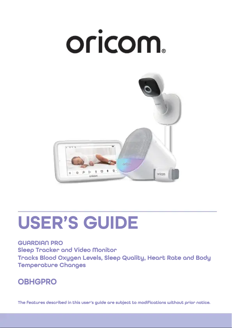 Página nº 1 - Manual de usuario Oricom OBHGPRO