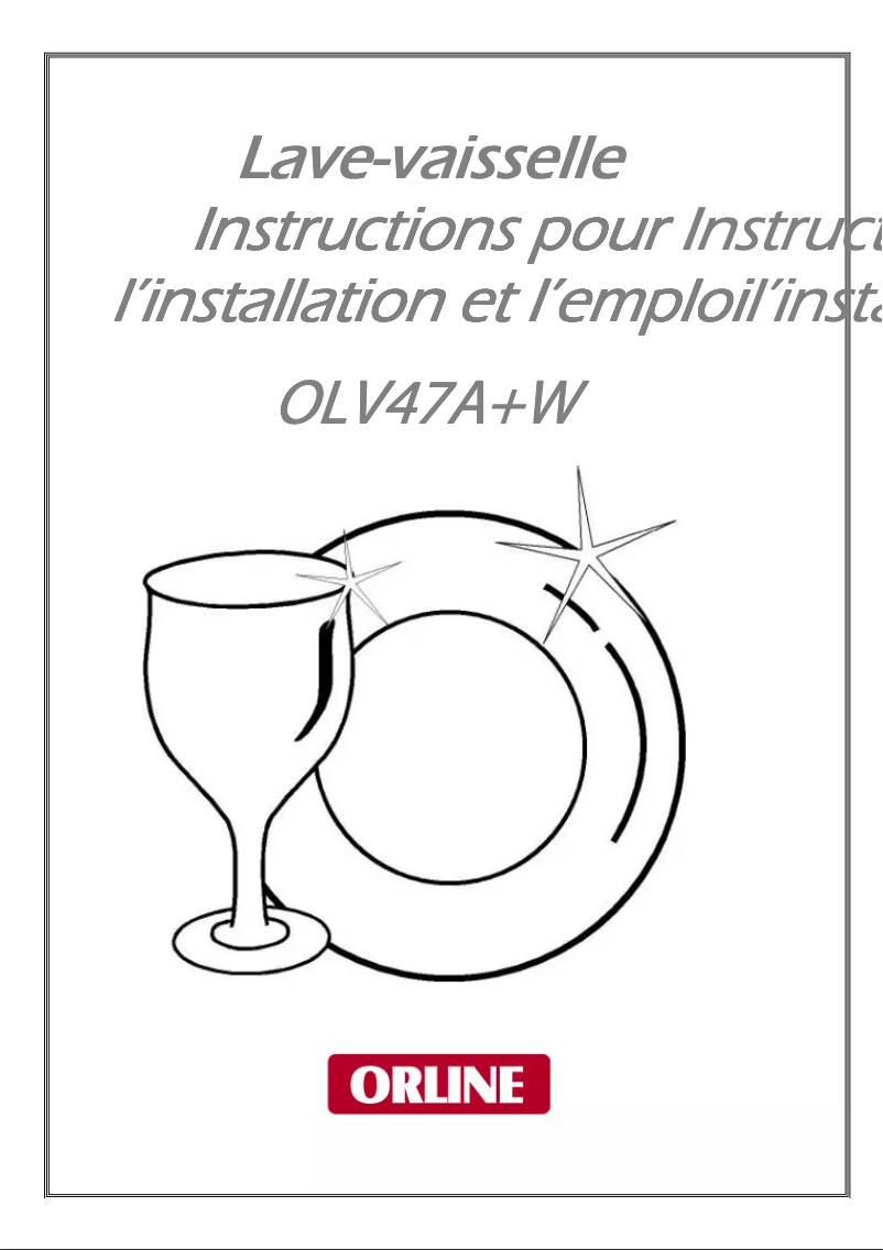 Página 1 del manual Manual de usuario Orline OLV47A+W