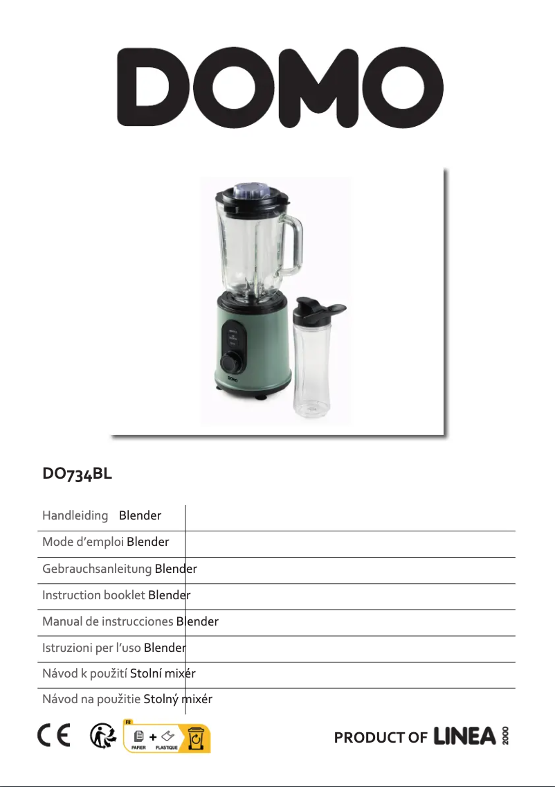 Página 1 del manual Manual de usuario Domo DO734BL