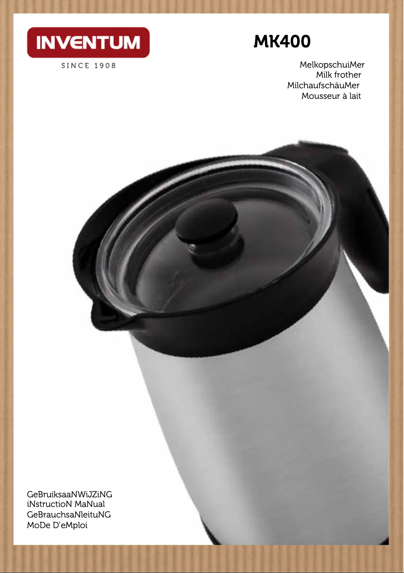 Página 1 del manual Manual de usuario Inventum MK400