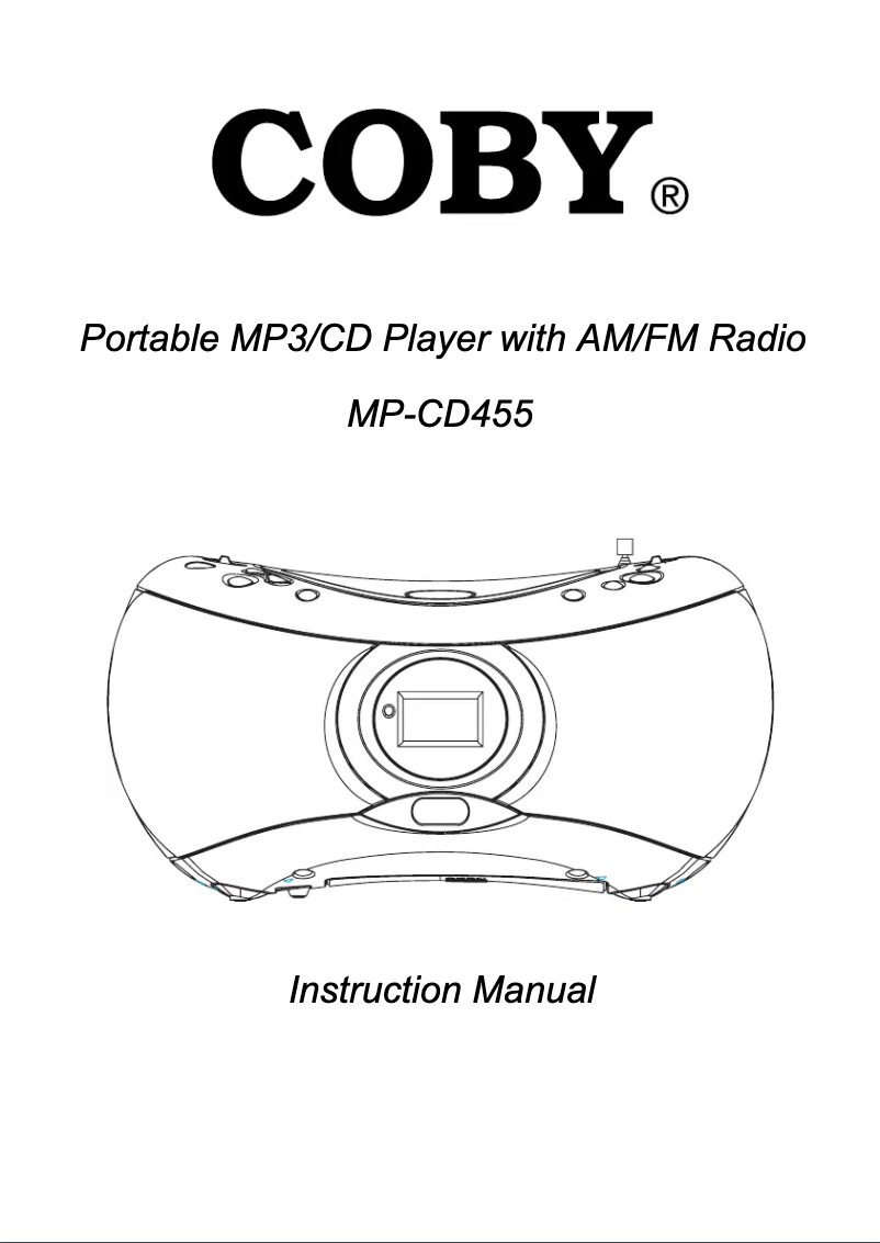 Imagen de la primera página del manual del dispositivo MPCD455