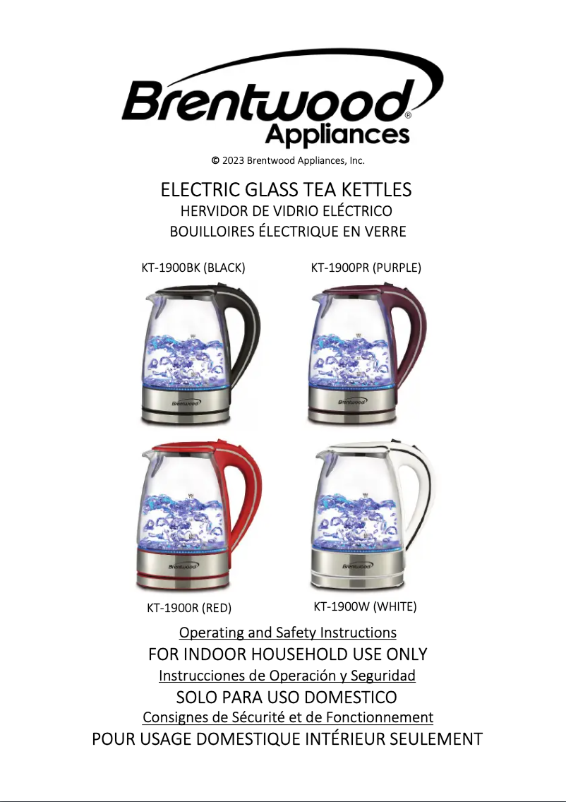 Imagen de la primera página del manual del dispositivo KT-1900BK