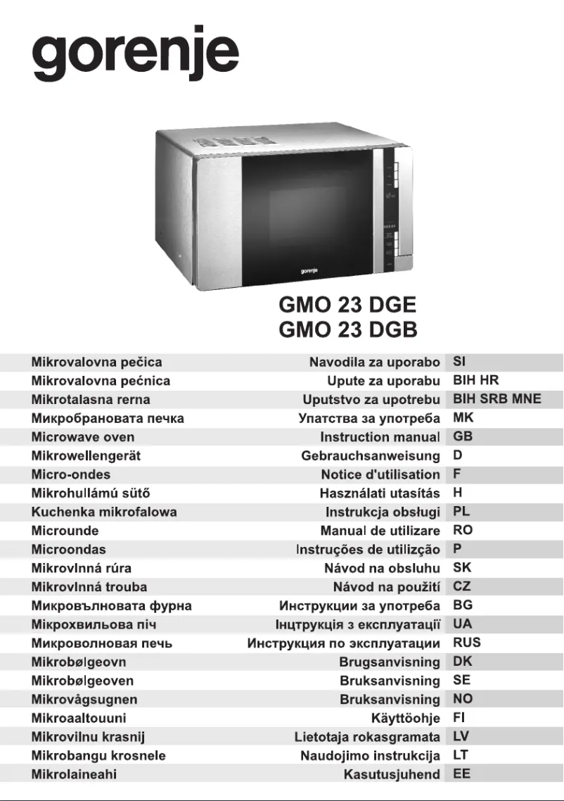 Imagen de la primera página del manual del dispositivo GMO23DGE