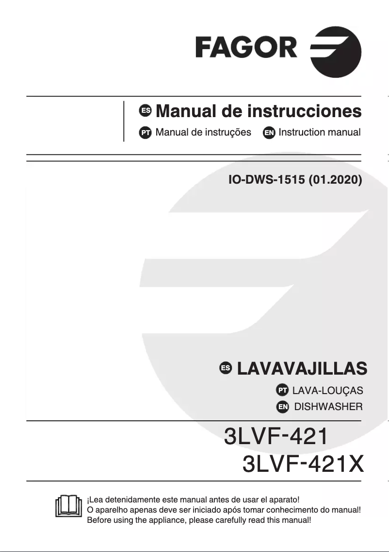 Página nº 1 - Manual de usuario Fagor 3LVF-421