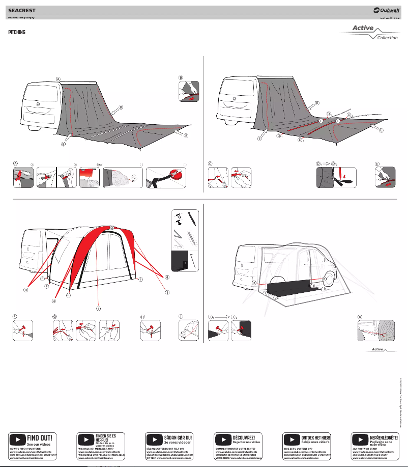 Página 1 del manual Manual de usuario Outwell Seacrest