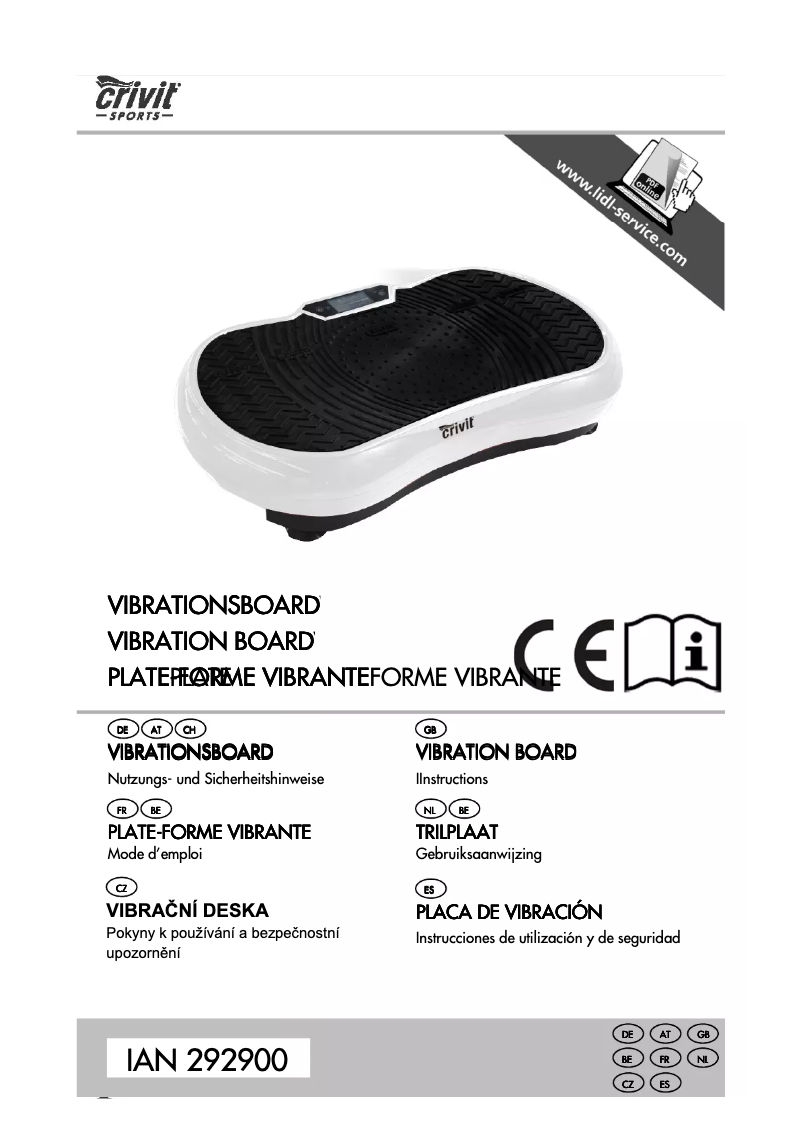 Imagen de la primera página del manual del dispositivo IAN 292900