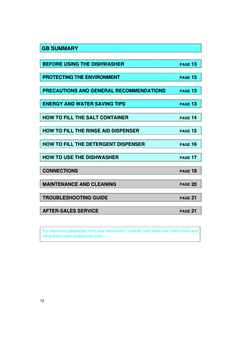 Página 1 del manual Manual de usuario Whirlpool ADG 993/1 AV