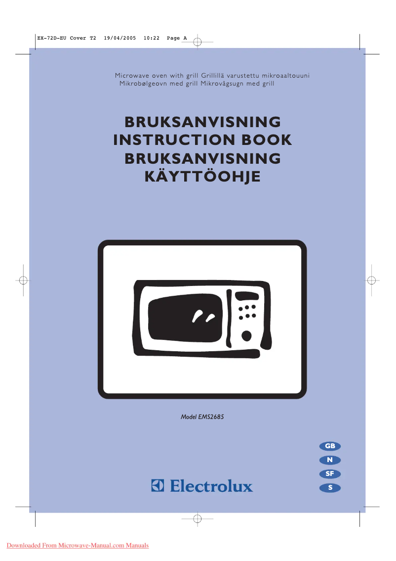 Página 1 del manual Manual de usuario Electrolux EMS2685