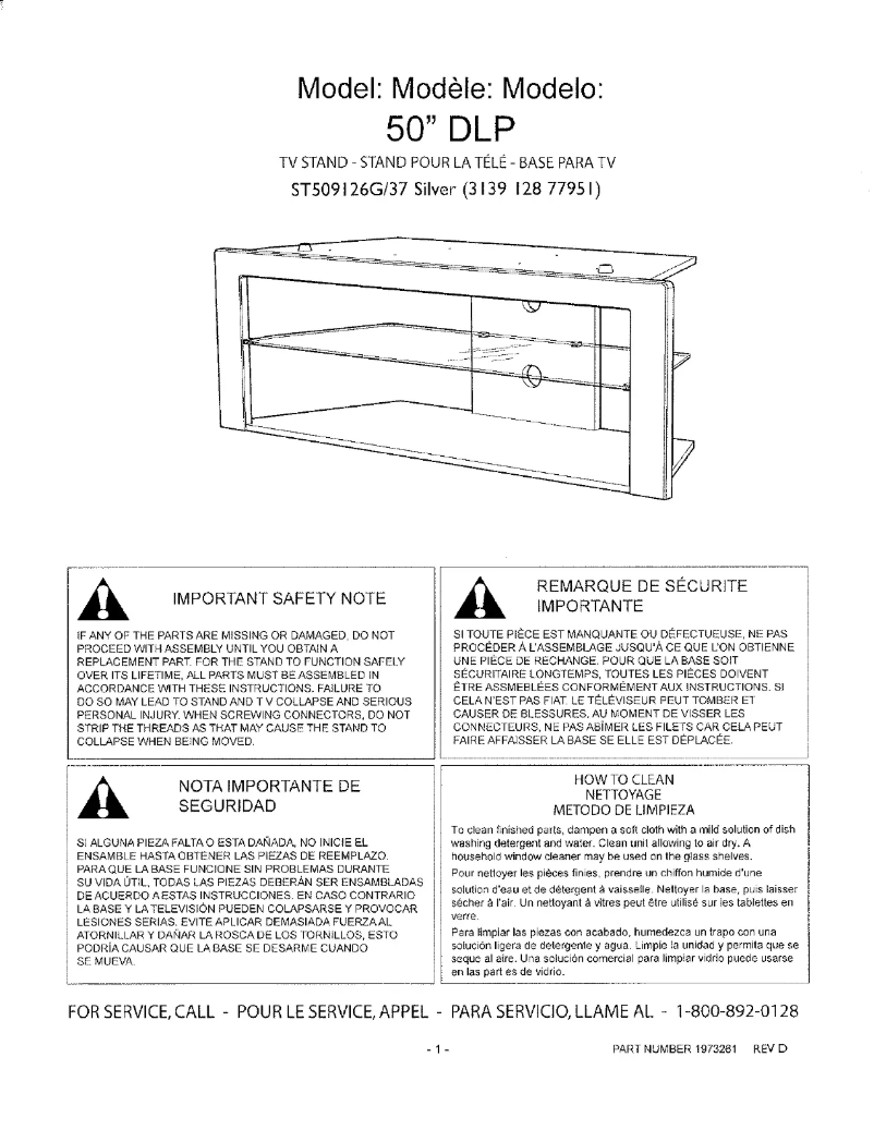 Imagen de la primera página del manual del dispositivo ST509126G