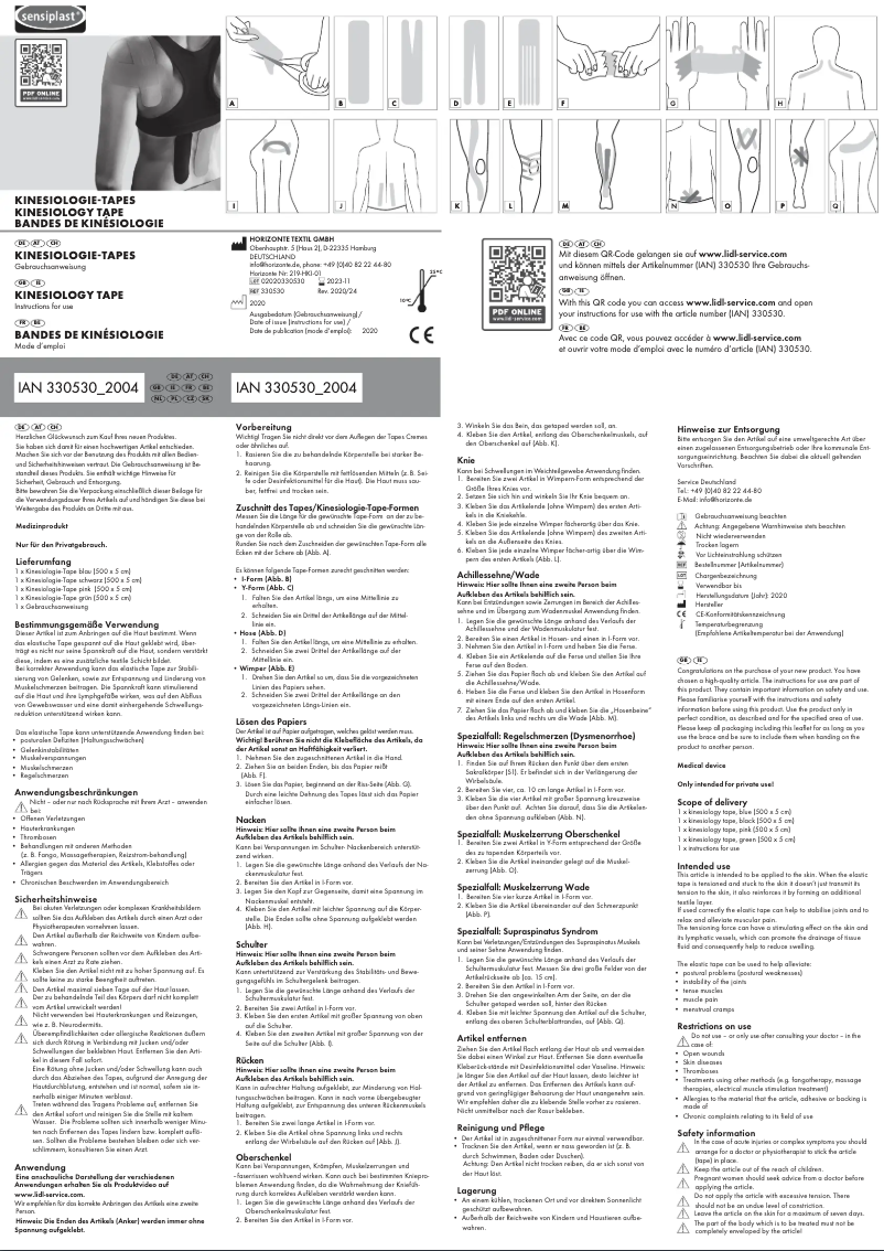 Imagen de la primera página del manual del dispositivo IAN 330530