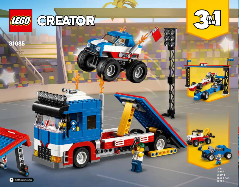 Página 1 del manual Manual de usuario Lego Creator 31085