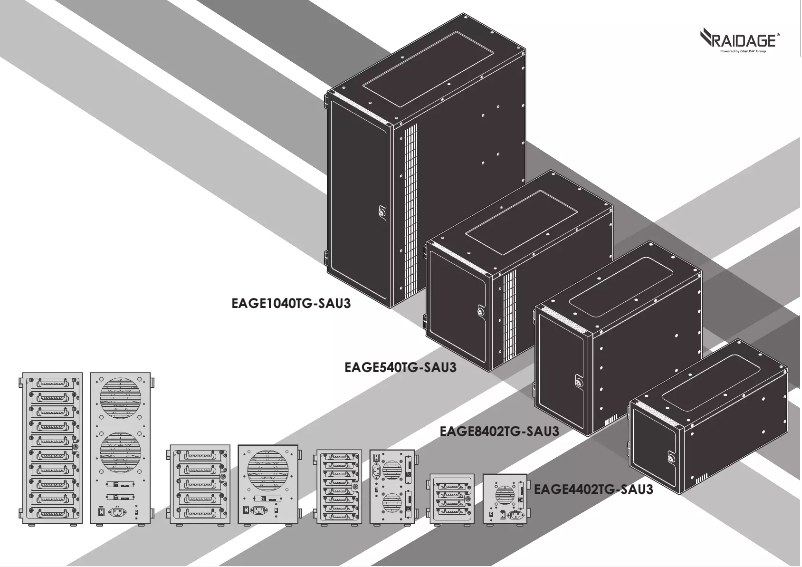 Imagen de la primera página del manual del dispositivo EAGE540TG-SAU3