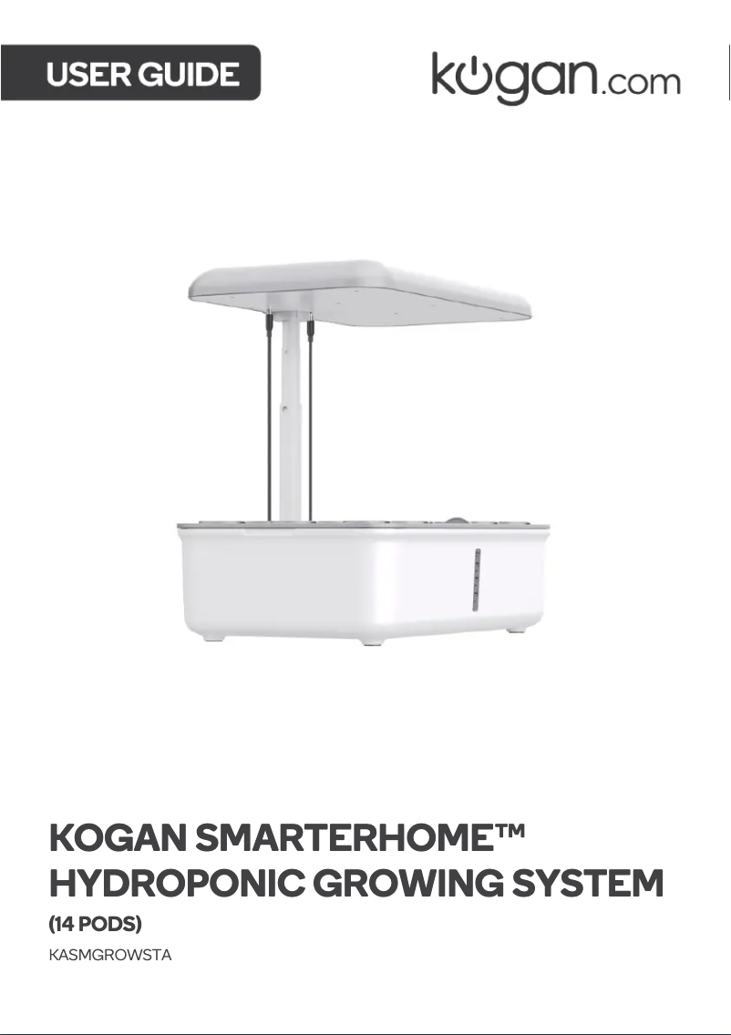 Imagen de la primera página del manual del dispositivo KASMGROWSTA