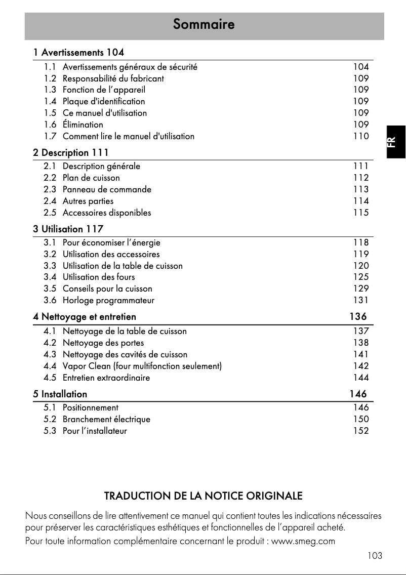 Imagen de la primera página del manual del dispositivo TR93IX