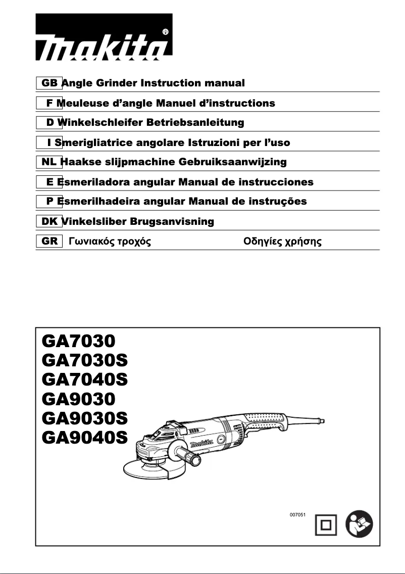 Imagen de la primera página del manual del dispositivo GA9030S
